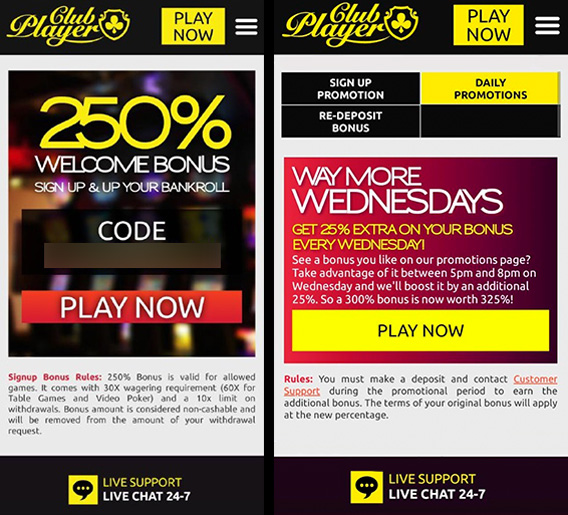 Promo offers