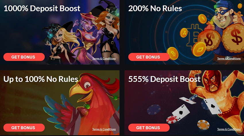 The Extreme casino has a lot of bonuses