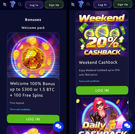 Casino bonuses