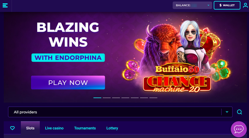 The casino’s official website