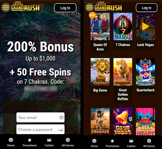 Casino’s mobile version
