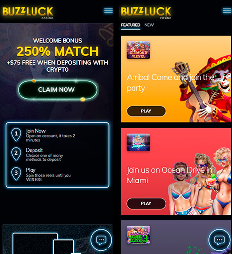 Online casino mobile version