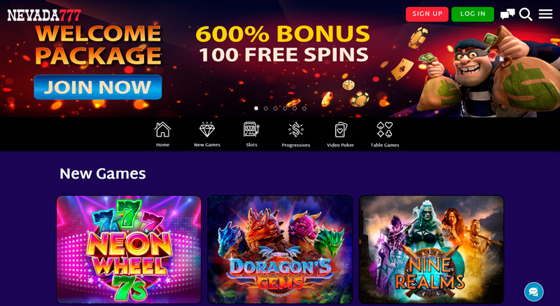 Official website of the online casino