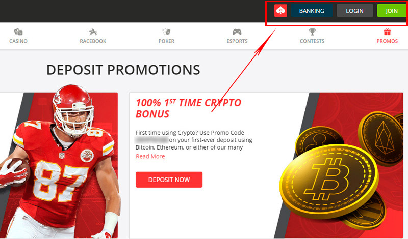 Login and Join buttons