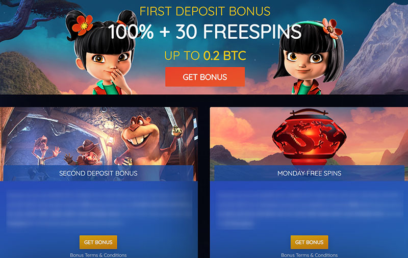 Bonuses for newbies and regular customers