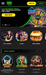 You can play in the casino on your smartphone