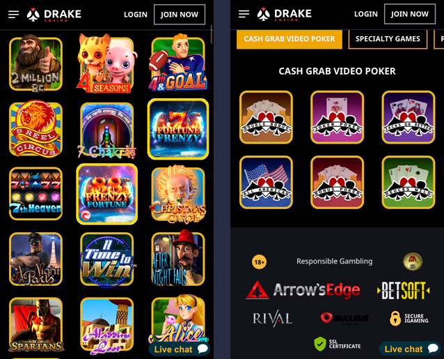 The slot catalog