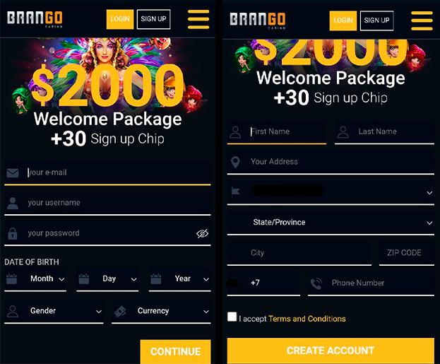 How to register at the online casino