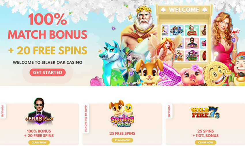 Page with promotions