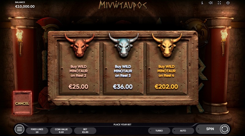 Minotaurus slot machine