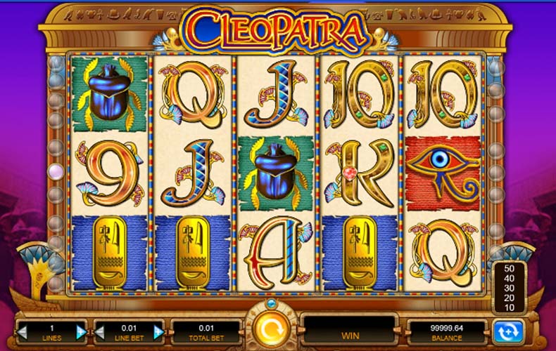 Scheme of the field in Сleopatra slot
