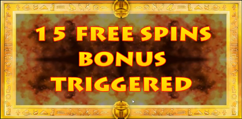 Free spins in Сleopatra slot