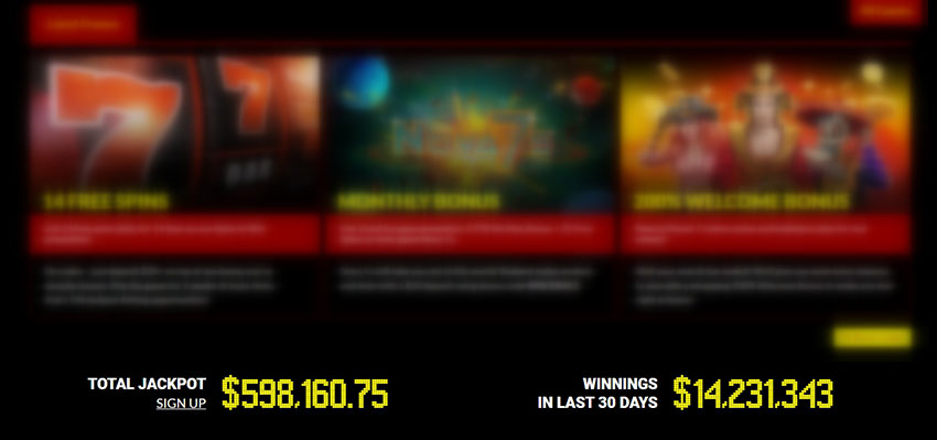 Progressive jackpot casino