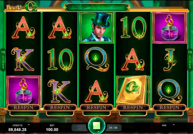 The slot about the magician