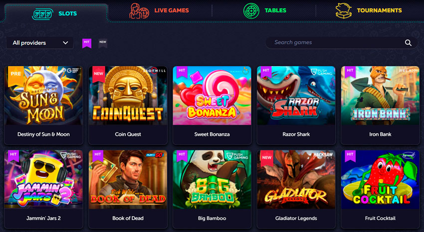 Types of gambling in online casinos