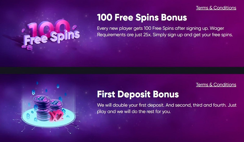 Bonuses for new players