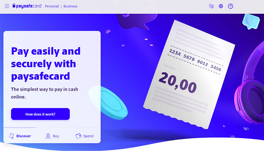 Payment system Paysafecard