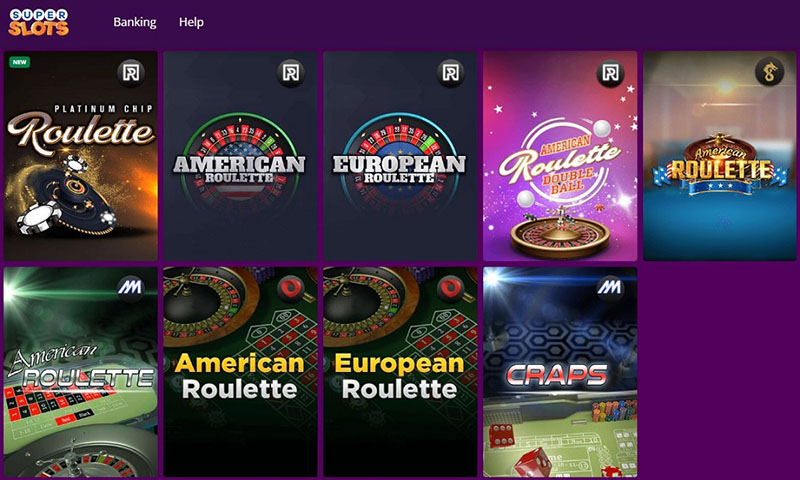 Modern roulette games