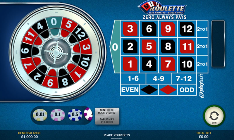 Mini roulette