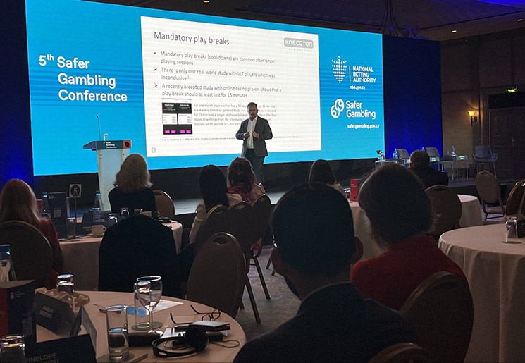 Michael Auer at Safer Gambling Conference