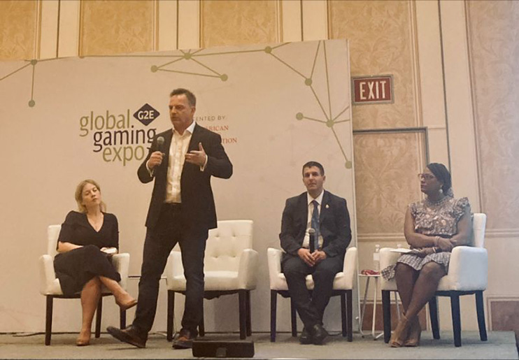 Michael Auer at Global Gaming Expo
