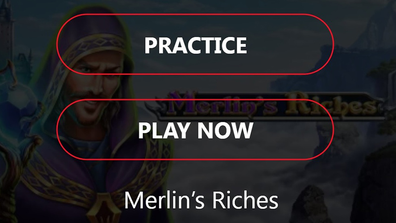 You can practise with free slot games