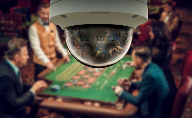 Cameras in the casino halls