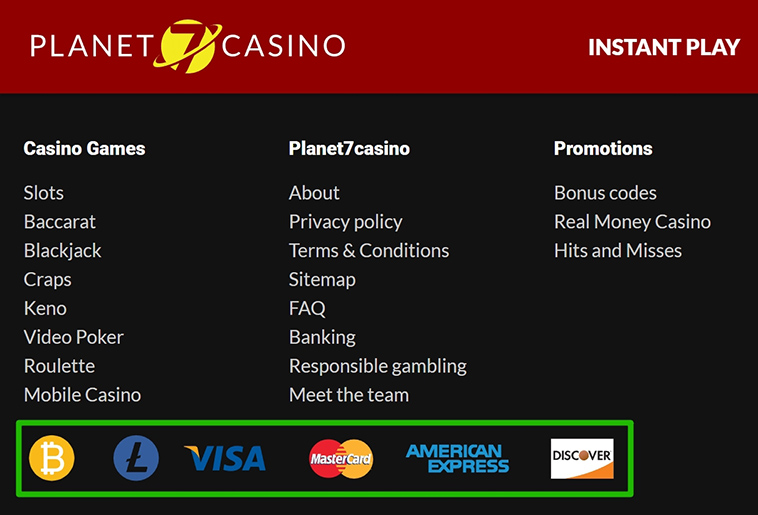 Casino Payment Methods