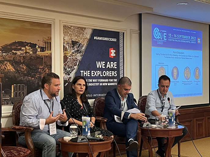 Panagiote Tsolis at GAME Greece 2022
