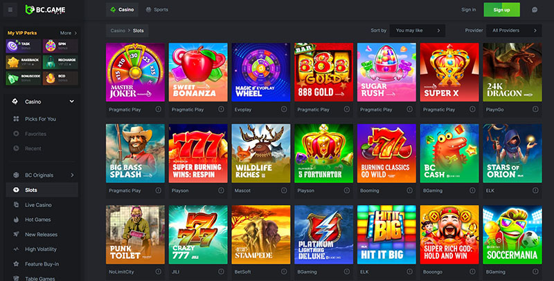 Online casino streams