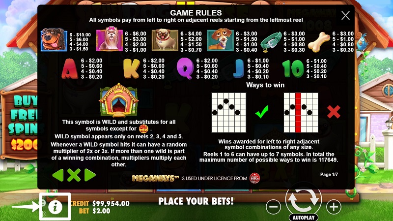 High odds slots
