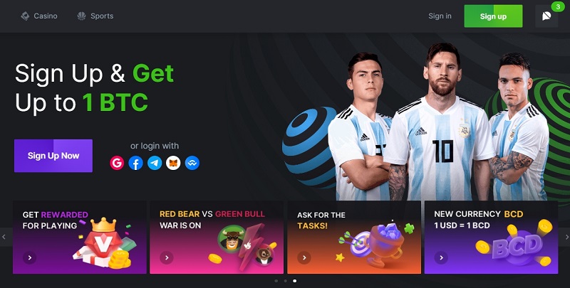 Bitcoin casino bonuses