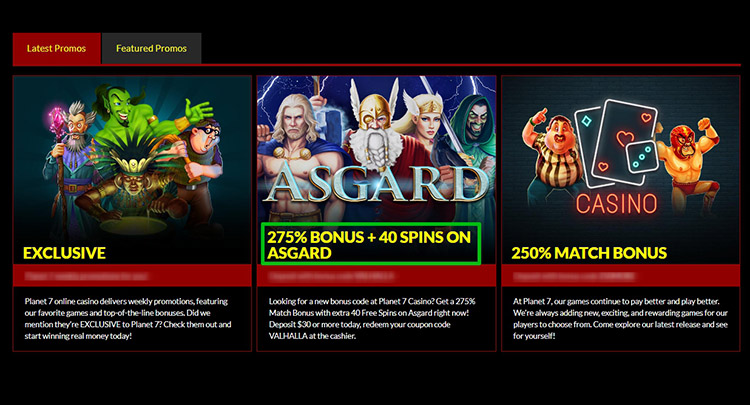 Typical free spin bonus