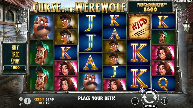 The Curse of the Werewolf Megaways slot