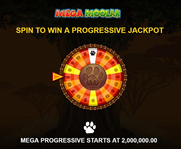 Wheel of Fortune in the Mega Moolah slot