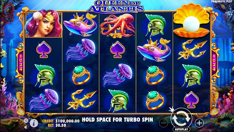 The Queen of Atlantis slot