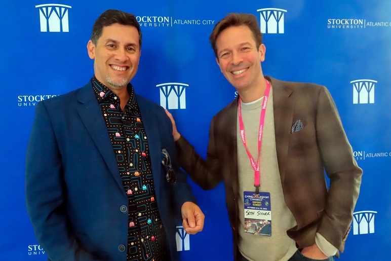Anthony Gaud and Seth Schorr at the Casino Esport Conference (CEC)