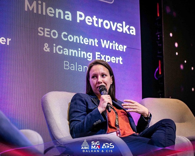 Milena Petrovska at SIGMA in Belgrade