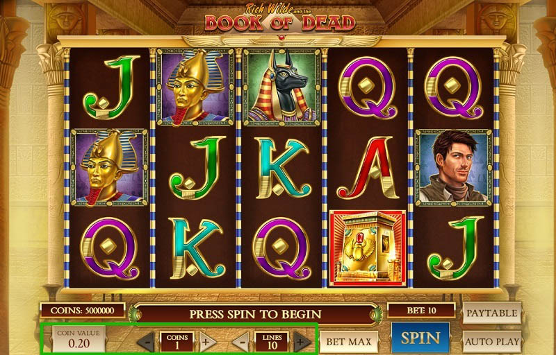 Slots with high stakes in the casino