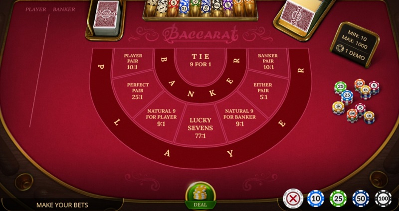 Baccarat at the online casino