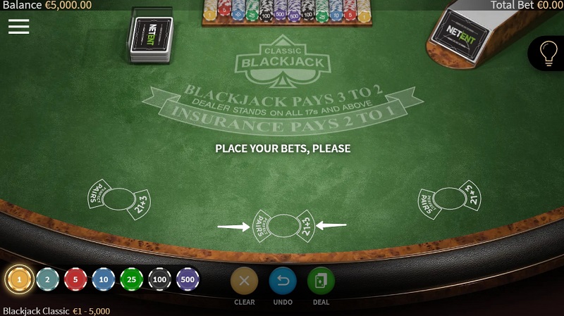 Side bets in blackjack