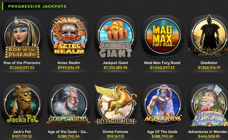 Progressive slots