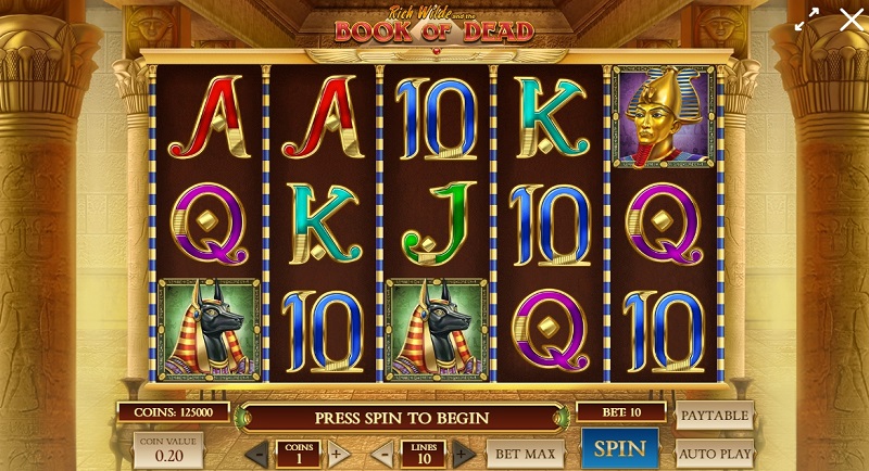 Slot machine playing field