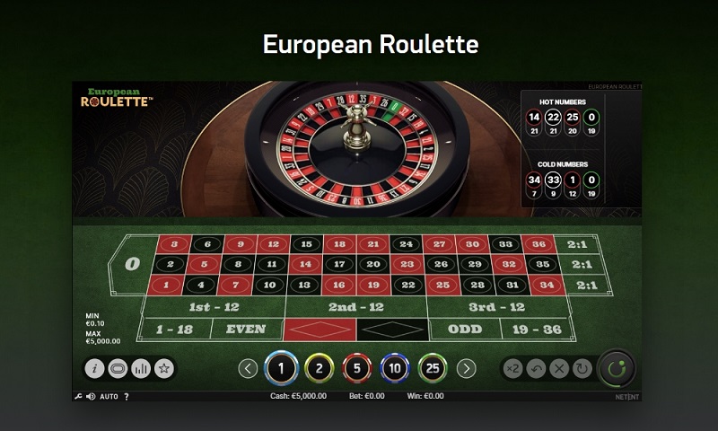 Roulette from NetEnt