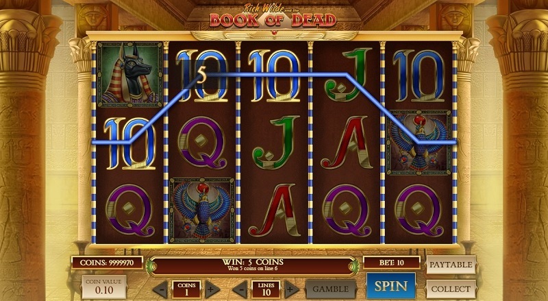 Payable lines in slot machines
