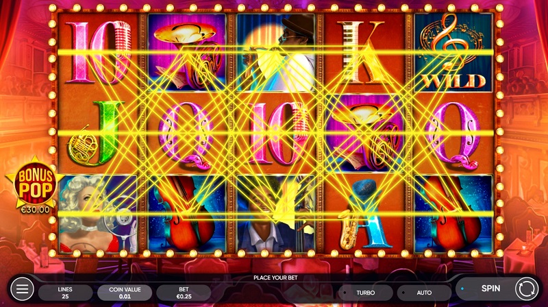 Probability of winning in slots