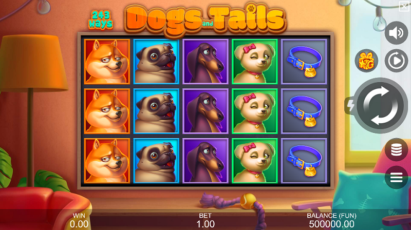 The Dogs and Tails slot by Gamzix