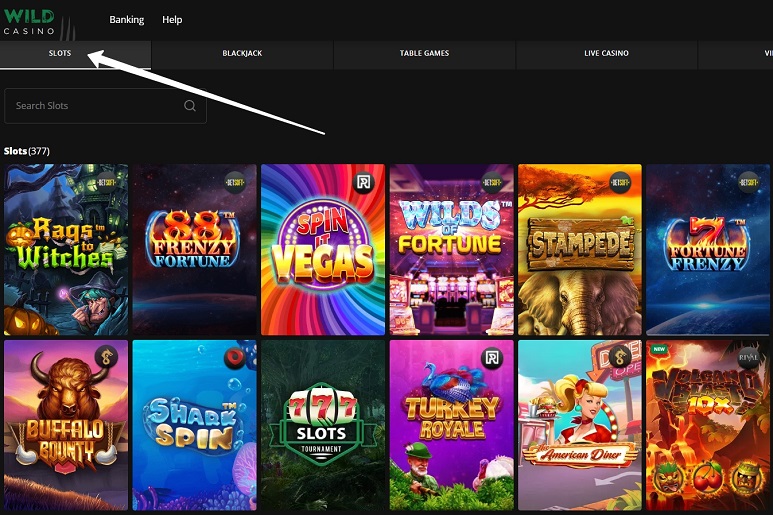 Online casino free spins