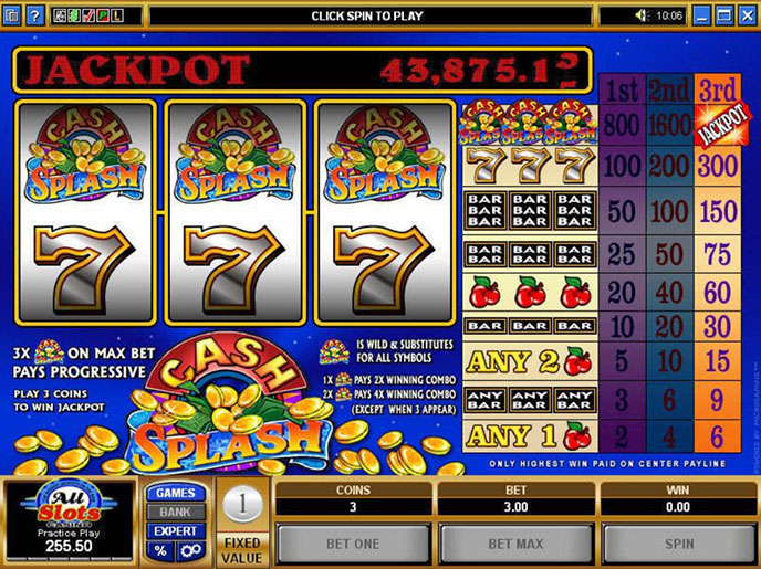 Slot Cash Splash by Microgaming